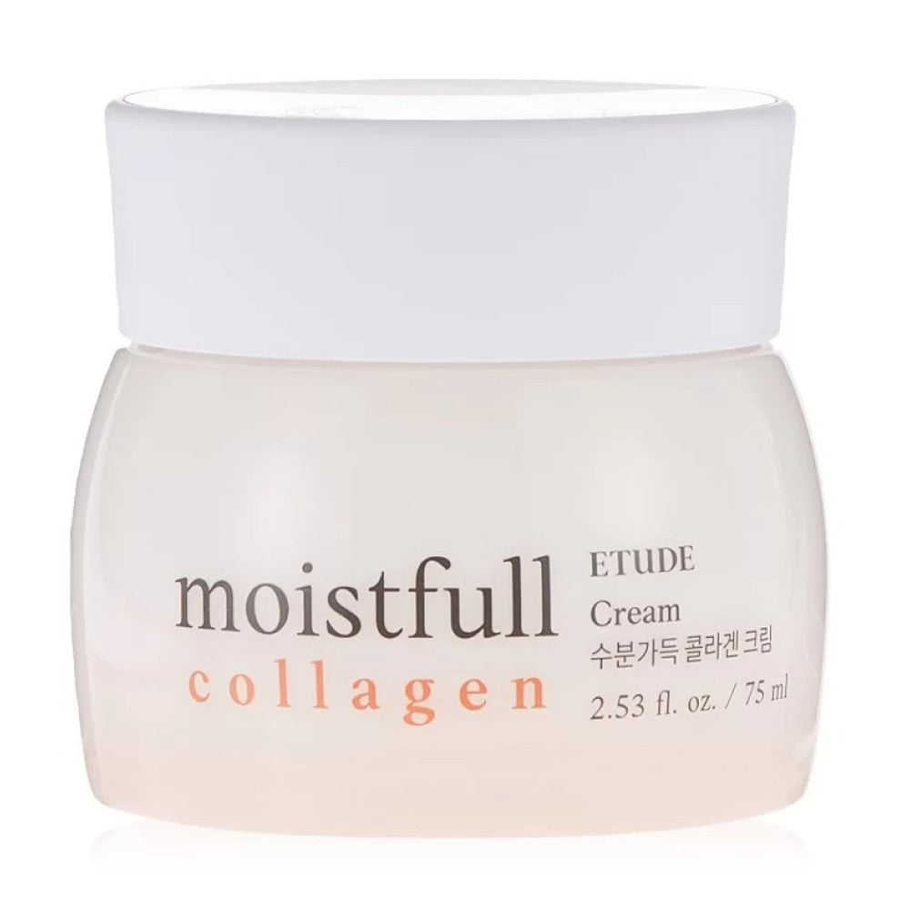 Etude House Moistfull Collagen face Cream Glowing Hydration Continously 2.53Oz (75ml)